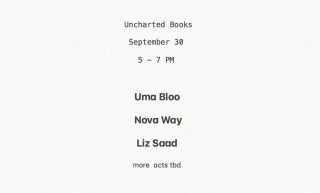 Acoustic Show w/ Uma Bloo, Liz Saad, &amp; Nova Way