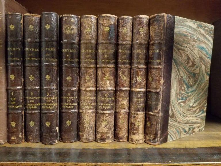 Item #1047 Oeuvres [complete in 9 volumes]. R. P. Henri-Dominique LACORDAIRE.