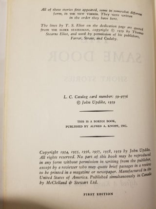The Same Door [FIRST EDITION]
