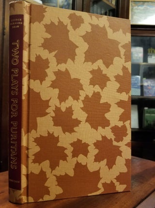 Item #1686 Two Plays for Puritans; The Devil's Disciple and Caesar and Cleopatra. George Bernard...