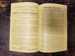 Thomas Y. Crowell 1890s advertising pamphlet