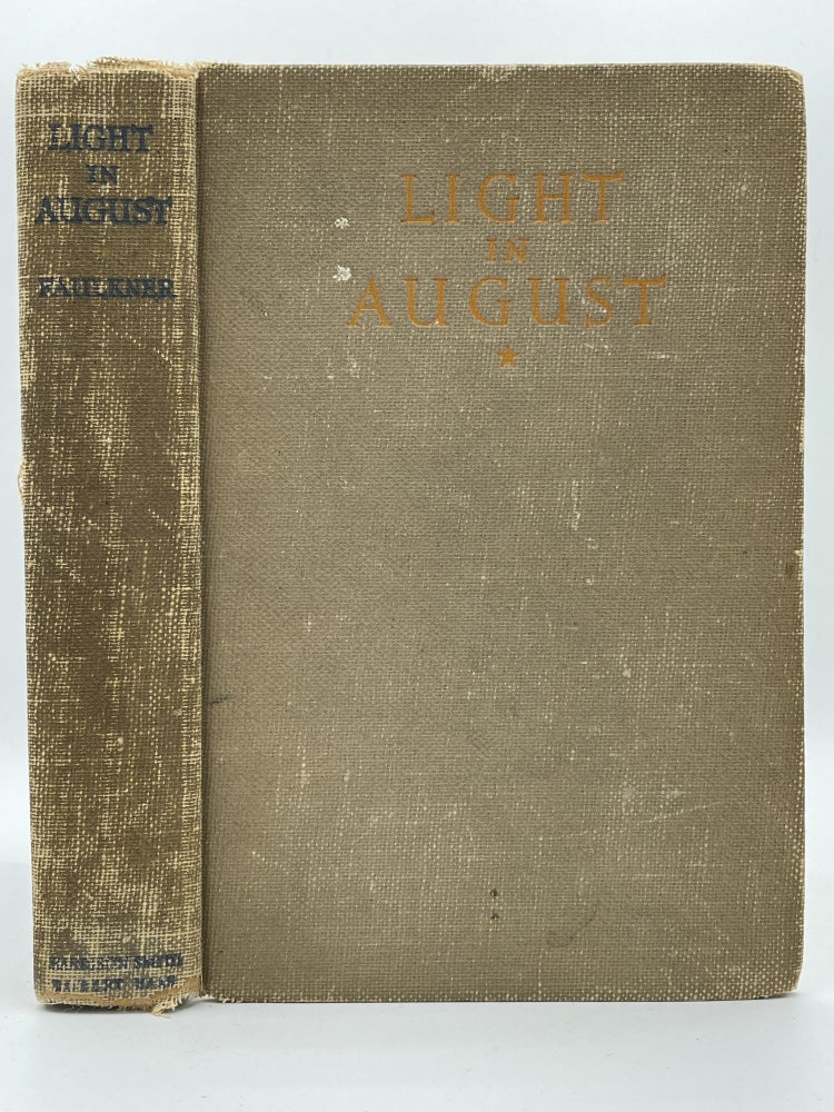 Item #2263 Light in August [FIRST EDITION]. William FAULKNER.