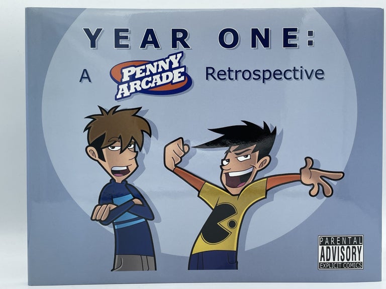Item #2276 Year One: A Penny Arcade Retrospective [FIRST EDITION]. Michael KRAHULIK, Jerry HOLKINS, SIGNED.