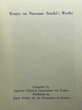 Essays on Natsume Soseki's Works