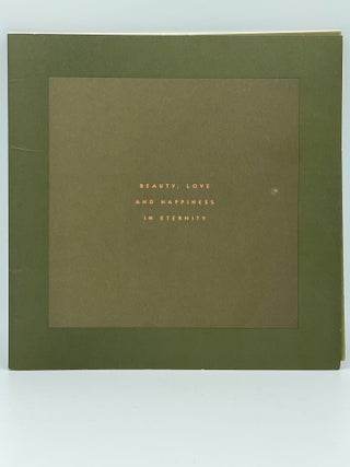 Item #2433 Beauty, Love and Happiness in Eternity. Ugo DI PORTANOVA