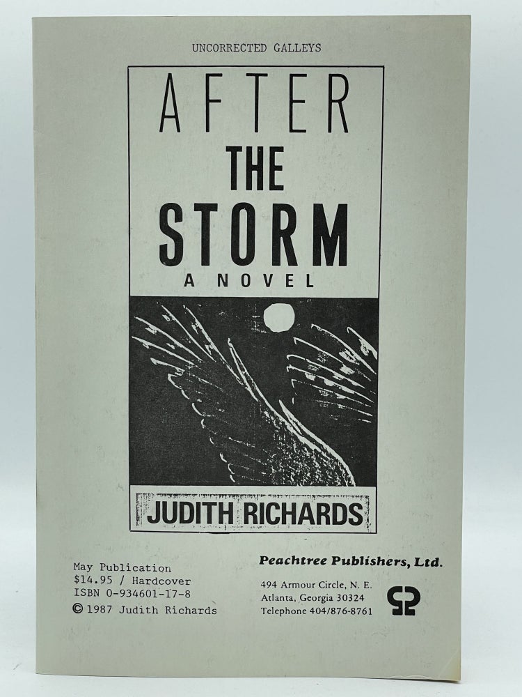 Item #2471 After the Storm [UNCORRECTED PROOF]. Judith RICHARDS.
