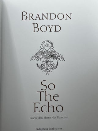 So the Echo [FIRST EDITION]