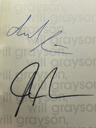Will Grayson, Will Grayson [FIRST EDITION]