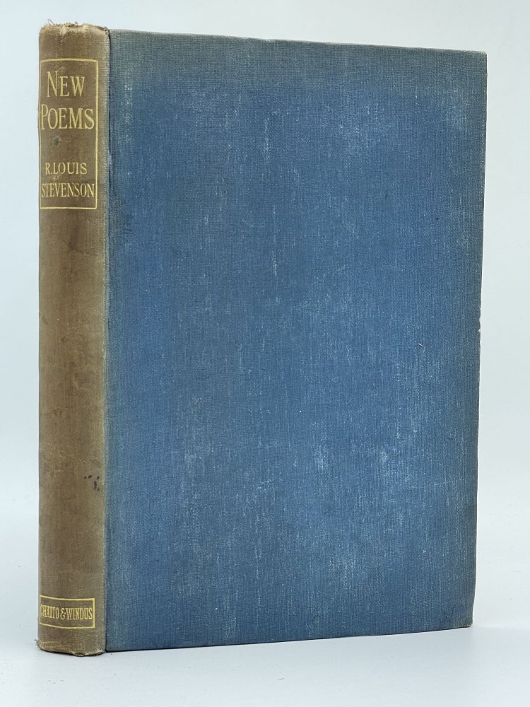 Item #2880 New Poems; And variant readings [FIRST EDITION]. Robert Louis STEVENSON.