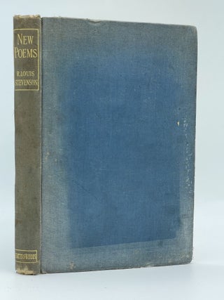 Item #2881 New Poems; And variant readings [FIRST EDITION]. Robert Louis STEVENSON