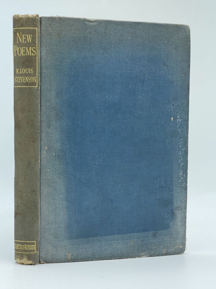 Item #2881 New Poems; And variant readings [FIRST EDITION]. Robert Louis STEVENSON.