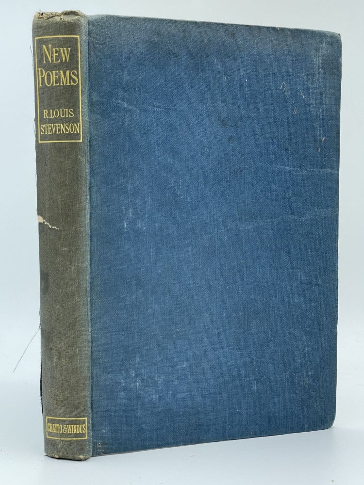Item #2883 New Poems; And variant readings [FIRST EDITION]. Robert Louis STEVENSON.