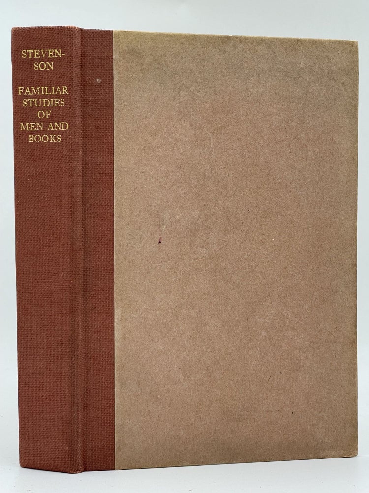 Item #2885 Familiar Studies of Men and Books. Robert Louis STEVENSON.