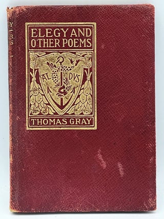 Item #3004 Elegy and Other Poems. Thomas GRAY