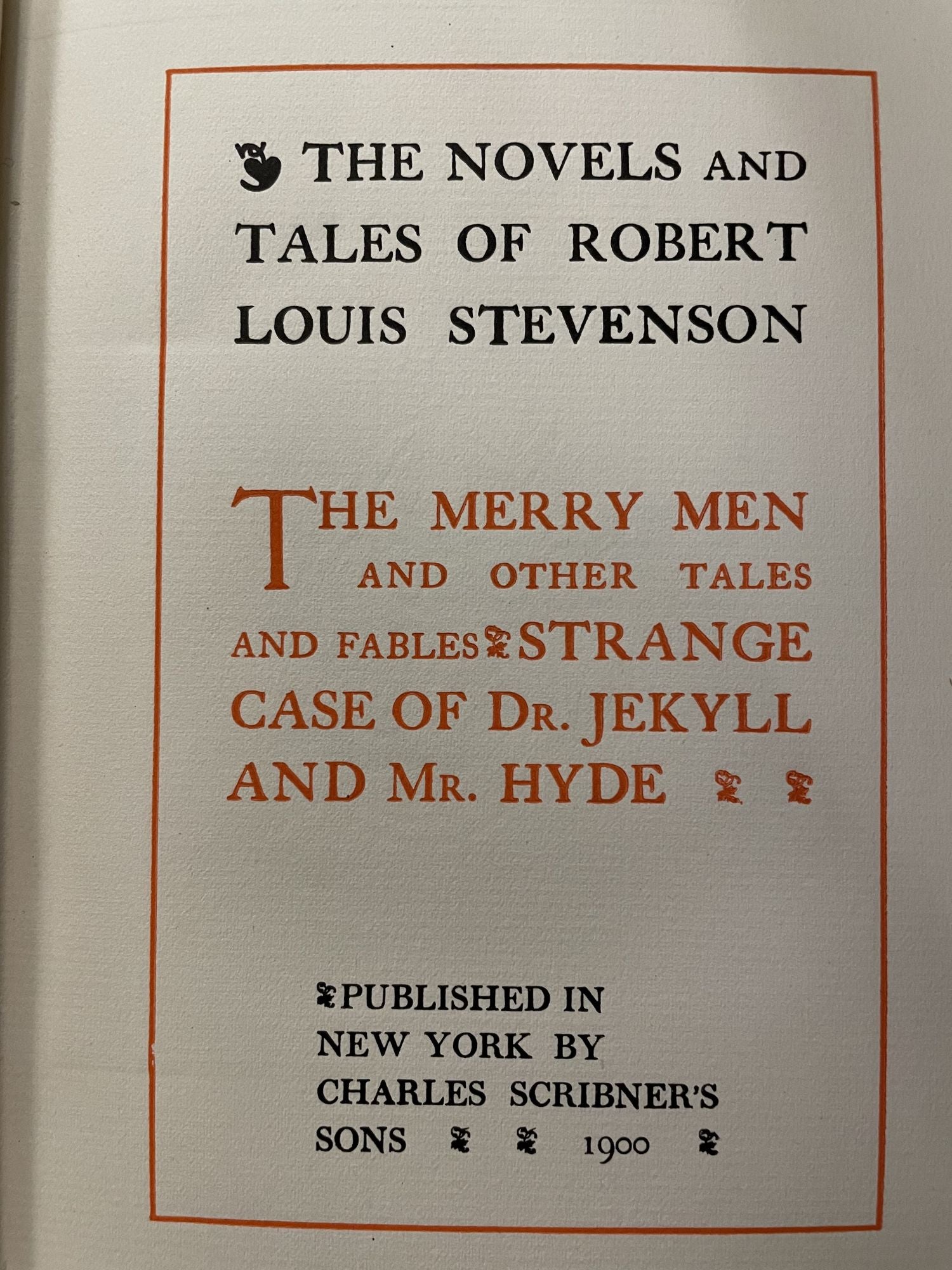 The Novels And Tales Of Robert Louis Stevenson 25 Volumes Thistle ...