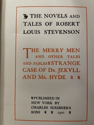The Novels and Tales of Robert Louis Stevenson [25 volumes] [Thistle Edition]