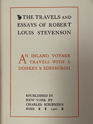 An Inland Voyage / Travels With a Donkey / Edinburgh [Thistle Edition]