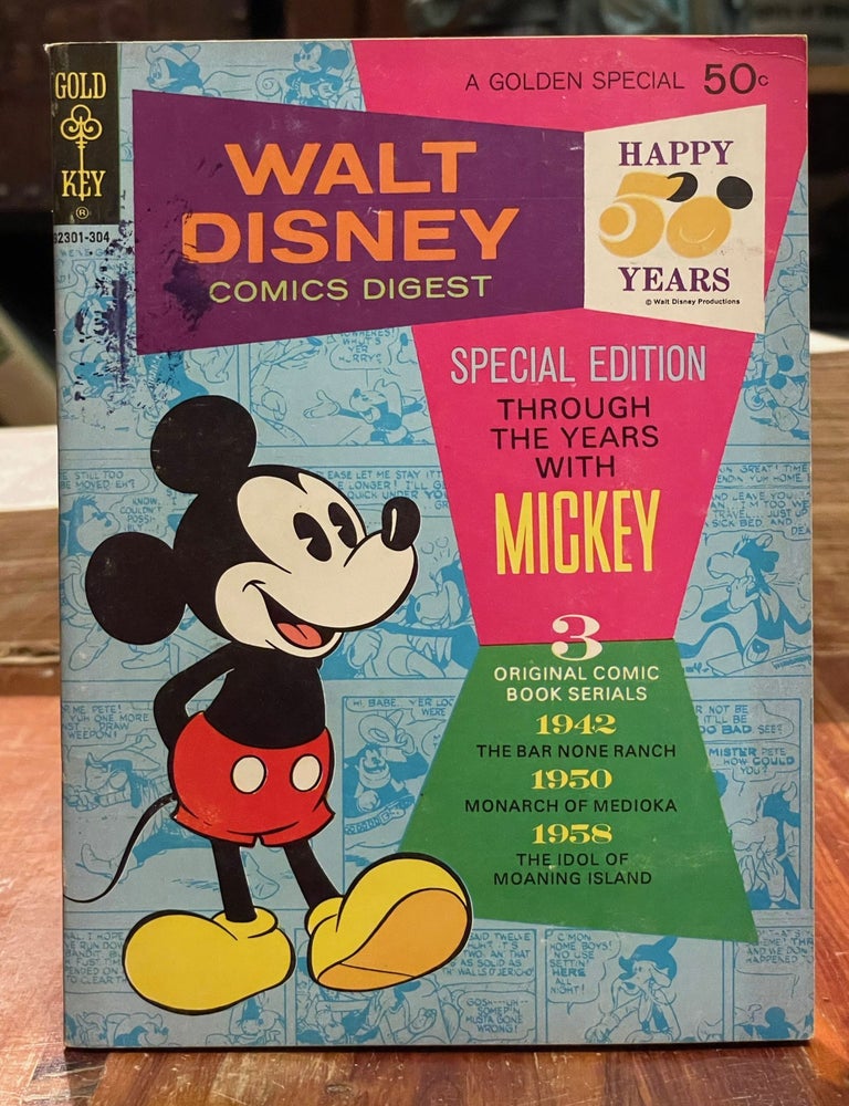 Item #4015 Walt Disney Comics Digest Number 40; Special Edition: Through the Years with Mickey. Walt DISNEY.