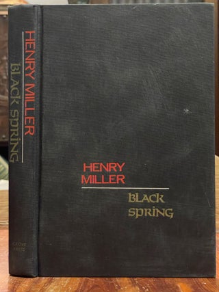 Item #4244 Black Spring. Henry MILLER