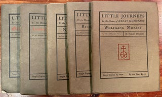 Item #4339 Little Journeys to the Homes of Great Musicians [5 volumes]. Elbert HUBBARD