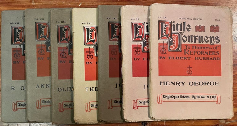 Item #4345 Little Journeys to the Homes of Great Reformers [7 volumes]. Elbert HUBBARD.