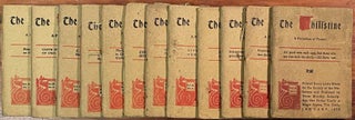Item #4423 The Philistine [1908 series complete in 12 volumes]; A Periodical of Protest. Elbert...