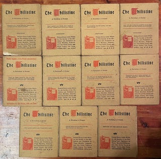 The Philistine [1904 series in 11 volumes]; A Periodical of Protest