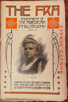 Item #4472 The Fra: January, 1913; Exponent of the American Philosophy; Vol. X, No. 4. Elbert...
