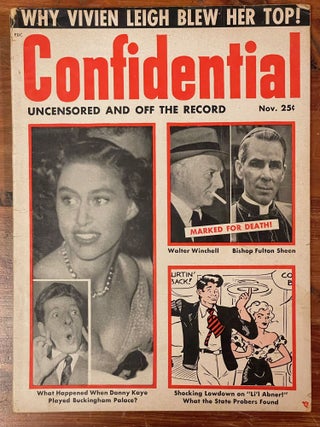 Item #4493 Confidential: Volume 1, No. 5; February, 1956. CONFIDENTIAL MAGAZINE