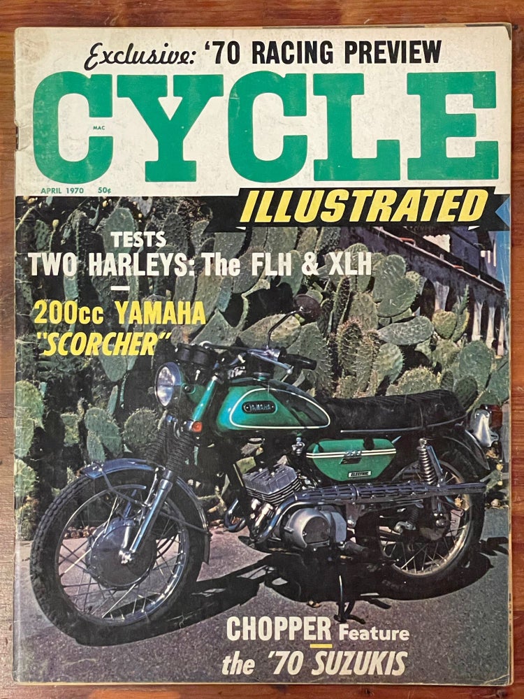 Item #4498 Cycle Illustrated: April 1970; Vol. 3, No. 7. CYCLE ILLUSTRATED, MOTORCYCLES.