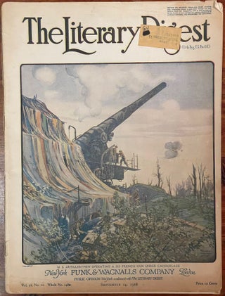 Item #4510 The Literary Digest: September 14, 1918; Vol. LVIII, No. 11. LITERARY DIGEST
