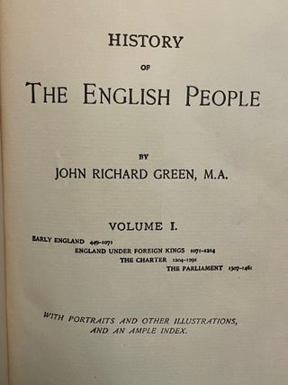 History of the English People [2 volumes]