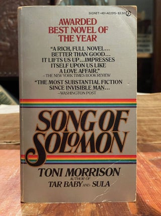 Item #4679 Song of Solomon. Toni MORRISON