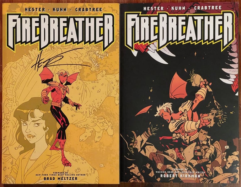 Item #4833 Firebreather [complete in 2 volumes, both signed]. Phil HESTER, SIGNED.
