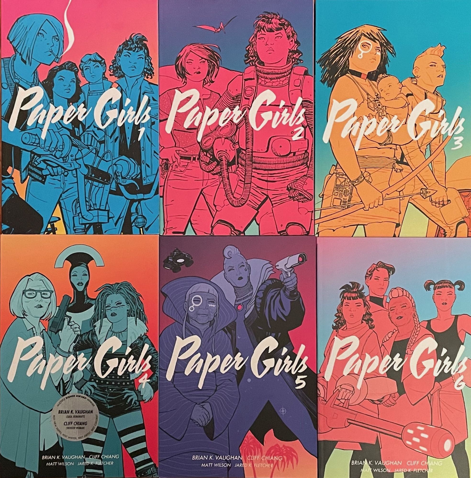 Paper Girls complete in 6 volumes | Brian K. VAUGHAN, Cliff CHIANG