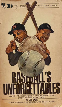 Item #5151 Baseball's Unforgettables. Mac DAVIS