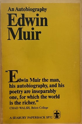 Item #5173 An Autobiography. Edwin MUIR