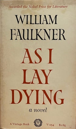 Item #5188 As I Lay Dying. William FAULKNER