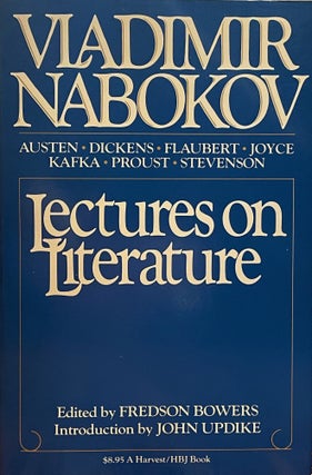 Item #5198 Lectures on Literature. Vladimir NABOKOV