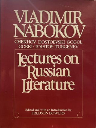 Item #5199 Lectures on Russian Literature. Vladimir NABOKOV