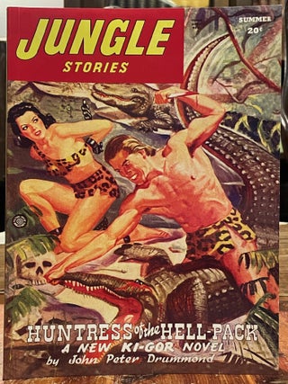 Item #6130 Jungle Stories Vol. 3, No. 5 Summer 1945. PULP MAGAZINES, John Peter DRUMMOND
