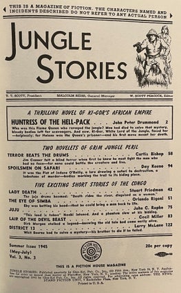 Jungle Stories Vol. 3, No. 5 Summer 1945